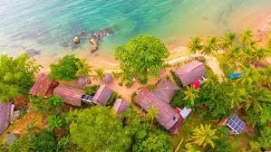 Vue aérienne de Floraly Komba, Nosy Komba